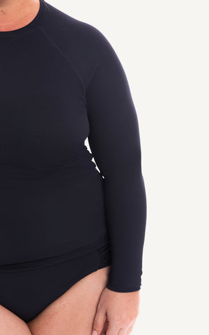 long sleeve rash top with bra Lycra Women Swimsuit Swimwear  Sun Protection